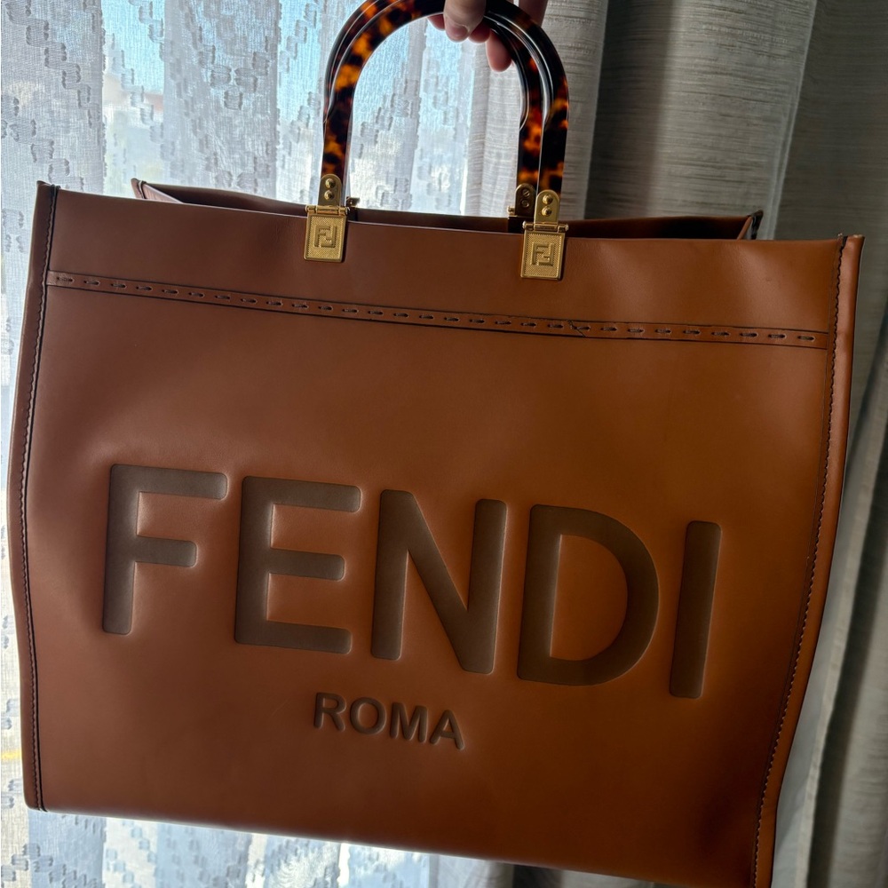 Fendi Brown large sunshine Bag